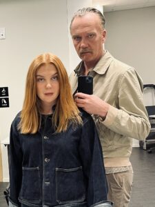 Asta Eskilsdotter Lundgren och Eskil Lundgren i Fars dag.
