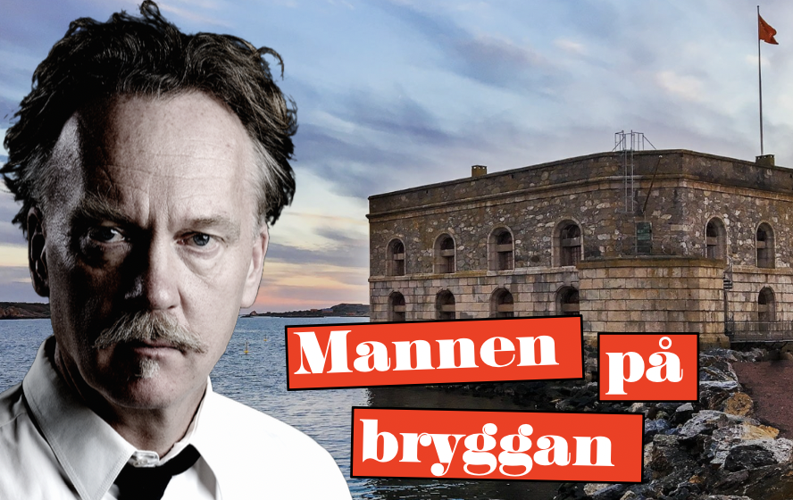 Mannen på bryggas av Horace Engdahl på Strandverket på Marstrand med Eskil Lundgren, Järnstudion.
